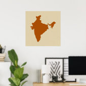 Cinnamon Spice Moods Indien Poster (Heimbüro)