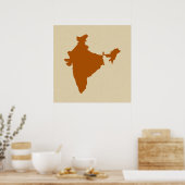 Cinnamon Spice Moods Indien Poster (Küche)