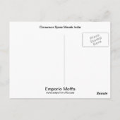 Cinnamon Spice Moods Indien Postkarte (Rückseite)