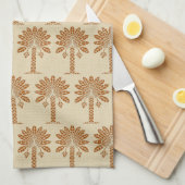 Cinnamon Spice Moods Palm Geschirrtuch (Viertel Falte)