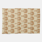 Cinnamon Spice Moods Palm Geschirrtuch (Horizontal)