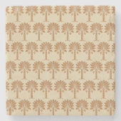 Cinnamon Spice Moods Palm Steinuntersetzer (Vorderseite)