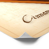 Cinnamon Spice Poster (Ecke)