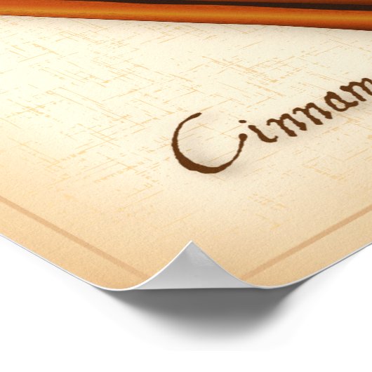 Cinnamon Spice Poster (Ecke)