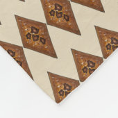 Cinnamon Spice Sugar Sand Tart Weihnachtskoch Fleecedecke (Ecke)