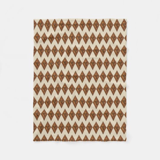 Cinnamon Spice Sugar Sand Tart Weihnachtskoch Fleecedecke (Vorderseite)