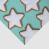 Cinnamon Star Cookies Muster Weihnachten und Weihn Seidenpapier (Ausschnitt)