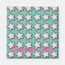 Cinnamon Star Cookies Pattern Christmas and Xmas