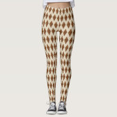 Cinnamon Sugar Diamond Sand Tart Weihnachtskoch Leggings (Vorderseite)