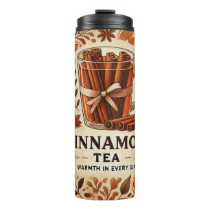 Cinnamon Tea Design Kunst Thermosbecher