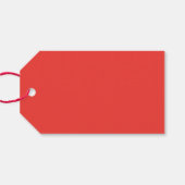 Cinnamon und Orangen Weihnachtsvorliebe Geschenkanhänger (Rückseite Horizontal)