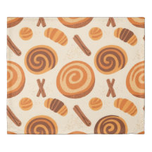 Cinnamon Wirbel Cosy Season Duvet Cover - Herbst