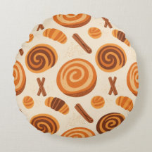 Cinnamon-Wirbel werfen Blanket - Warmer Herbst