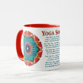 Cinnamon Yoga Song Tasse (Vorderseite Links)