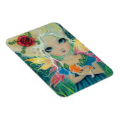 Cinnamon's Fairy Cat and Fairy Art Molly Harrison Magnet (Rechte Seite)