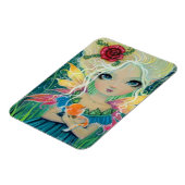 Cinnamon's Fairy Cat and Fairy Art Molly Harrison Magnet (Linke Seite)