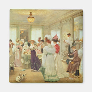 Cinq Heures chez le Couturier Paquin, 1906 Magnet