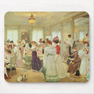 Cinq Heures chez le Couturier Paquin, 1906 Mousepad