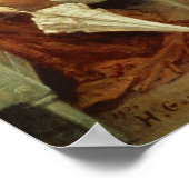 Cinq Heures chez le Couturier Paquin, 1906 Poster (Ecke)