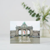 Cinquantenaire Arch Brüssel Postkarte (Stehend Vorderseite)