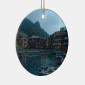 Cinque Terre an der Dämmerung Keramikornament (Rechts)
