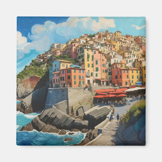 Cinque Terre Art Magnet (Vorne)