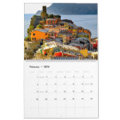 Cinque Terre Ästhetik Italien Coast Wall Calendar Kalender (Feb 2026)