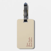 Cinque Terre Coast Gepäckanhänger (Rückseite vertikal)