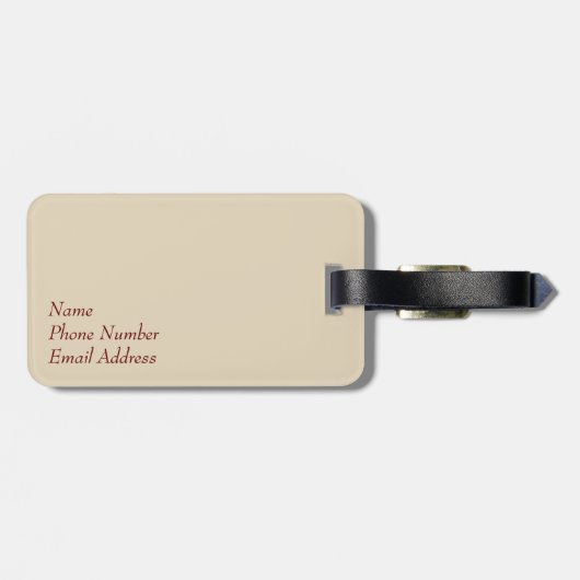 Cinque Terre Coast Gepäckanhänger (Rückseite horizontal)