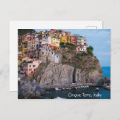 Cinque Terre Coast Postkarte (Vorne/Hinten)