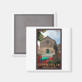Cinque Terre - Corniglia Magnet (Vorderseite/Rückseite)