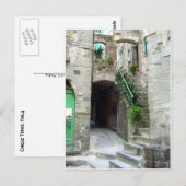 Cinque Terre (Corniglia Street) Postkarte (Vorne/Hinten)