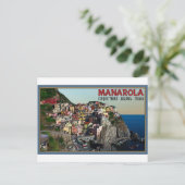 Cinque Terre - Die Stadt Manarola Postkarte (Stehend Vorderseite)