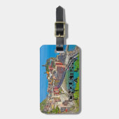 Cinque Terre Gepäckanhänger (Vorderseite vertikal)