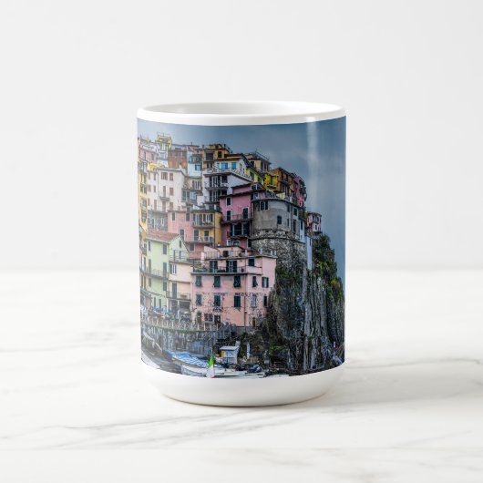 Cinque Terre im Regen 11 oz oder 15 oz Tasse (Mittel)