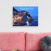 Cinque Terre, Italien 14" x 11", 1,5", Single Leinwanddruck (Insitu (Wohnzimmer))