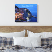 Cinque Terre, Italien 14" x 11", 1,5", Single Leinwanddruck (Insitu (Schlafzimmer))