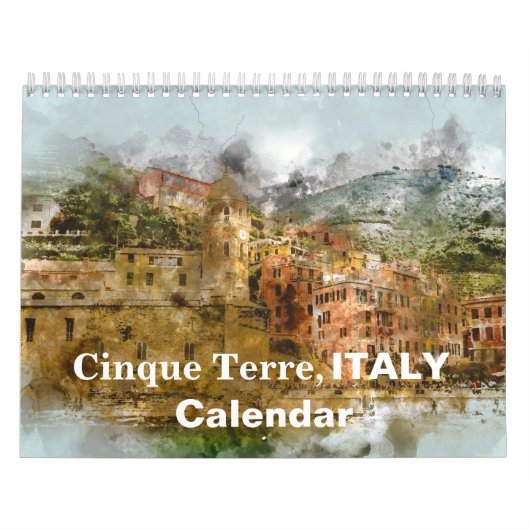 Cinque Terre Italien 2025 Tourismus Urlaub Kalender (Titelbild)