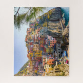 Cinque Terre, Italien Altes Dorf Gebäude Puzzle (Vertikal)