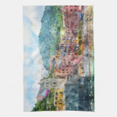 Cinque Terre Italien an der italienischen Riviera Handtuch (Vertikal)