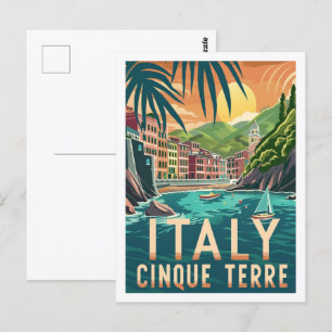 Cinque Terre Italien Fantastische Bergwelten im Va Postkarte