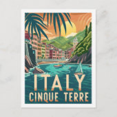 Cinque Terre Italien Fantastische Bergwelten im Va Postkarte (Vorderseite)