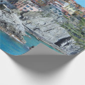 Cinque Terre, Italien Geschenkpapier (Ecke)