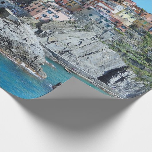 Cinque Terre, Italien Geschenkpapier (Ecke)