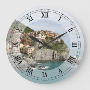 Cinque Terre, Italien Große Wanduhr