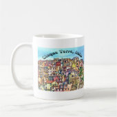 Cinque Terre, Italien Kaffeetasse (Links)