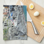 Cinque Terre, Italien Küchentuch (Viertel Falte)