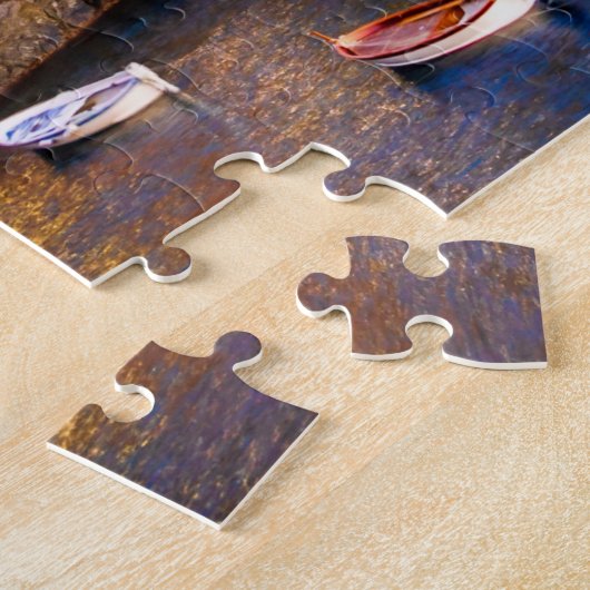 Cinque Terre Italien - Lebhafte Küstenblicke Puzzle (Seite)