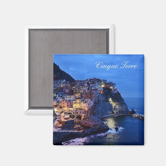 Cinque Terre Italien Postcard Magnet (Vorderseite/Rückseite)