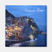 Cinque Terre Italien Postcard Magnet (Vorne)